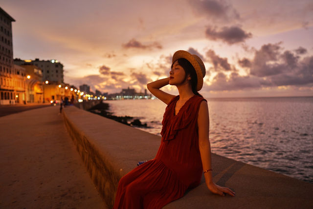 古巴 Cuba 在馬雷貢海灘落淚