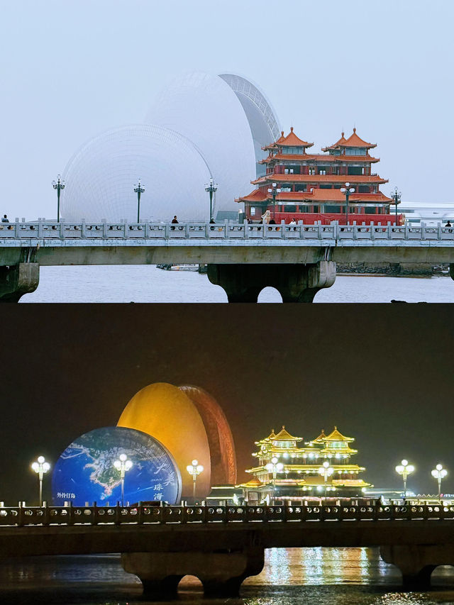 海上月光寶盒——珠海日月貝，鑲嵌海岸線的建築詩