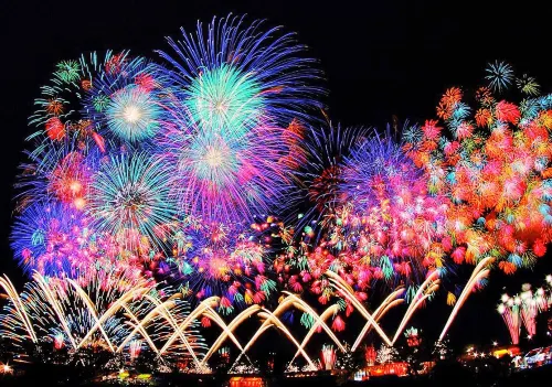 ญี่ปุ่น｜โอกินาว่า｜JAL Ryukyu Sea Fire Festival ดอกไม้ไฟที่สวยที่สุดและคุณ💕
