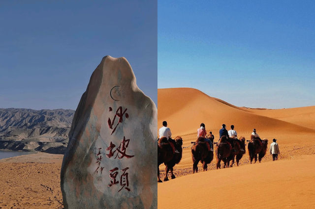 總要去一趟沙坡頭吧！感受大漠與黃河的浪漫