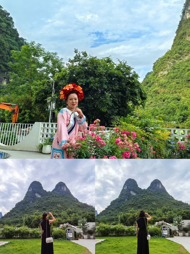 漢服和這美麗花院拍照超美哒！