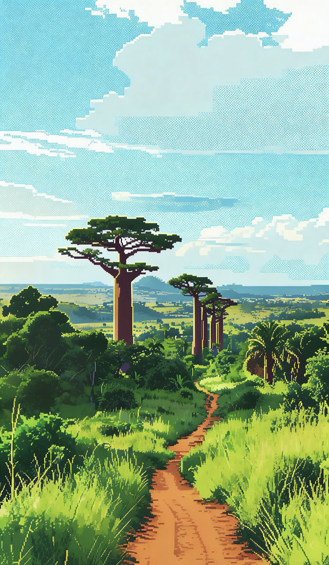 遇見800歲巨樹馬達加斯加猴麵包樹大道攻略《像素版》 遇見800歲巨樹馬達加斯加猴麵包樹大道攻略《像素版》