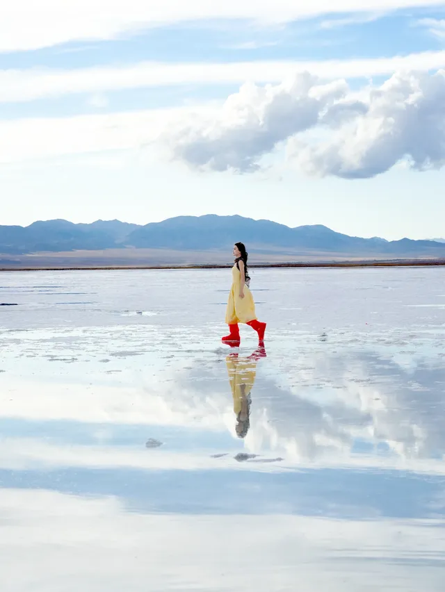 大西北第一站｜茶卡鹽湖親子行Plog
