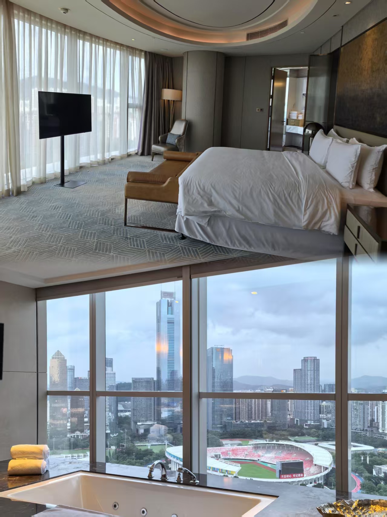 Guangzhou Nansha Yuexiu Sheraton Hotel

Found a kind of "pretend vacation" relaxation in Nansha 🏖️

To be honest, I was biased against Nansha at first—it’s too far, too remote, what fun could there be? But that weekend when a friend dragged me there and I stayed at this Sheraton, I completely changed my mind. It’s about an hour’s drive from downtown, a bit congested crossing the Humen Bridge, but once you enter Nansha, the roads suddenly widen, trees increase, and the moist scent of greenery instantly relaxes you. The hotel is right in the center of Nansha, next to Jiaomen River. The surroundings aren’t a messy commercial area but clean greenways and parks, making evening strolls especially pleasant.

A small detail in the room still sticks with me 🛏️

I stayed in a river view room, and at check-in the front desk lady specially told me, "We arranged a room with a sunset view for you." I didn’t think much of it then, but the next evening I was truly amazed—the sunset over Jiaomen River bathed the entire room in orange-red light. I sat on the sofa by the window for a long time; that kind of quiet can’t be felt in city hotels. A small detail in the room touched me: the bathroom amenities were the usual Sheraton brand, but they even added a small bottle of lavender essential oil, and on the bedside table was a handwritten card saying "Sleep well tonight." Honestly, I’ve seen such little touches before, but maybe it was the atmosphere that day—it really felt warm.

The wellness facilities are a hidden gem, and there are few people 🏊

I have to highlight the wellness facilities here. The gym and pool are on the third floor, and when I went, it was almost private. The pool is heated, the water very clean, and the floor-to-ceiling windows look out onto the river. Swimming a few laps then lying by the pool watching the view gives you a feeling of being very wealthy (though I’m not). The gym equipment isn’t extensive but has all the basics for cardio and strength training, and it’s well maintained without that sweaty smell. The biggest surprise was the sauna next door—after swimming, a steam session made me feel like I’d lost three pounds.

The surroundings are more than just "there’s a Tianhou Temple" ⛰️

Many people only know about the Tianhou Temple in Nansha, but there are plenty of places to explore around the hotel. A ten-minute walk gets you to the Jiaomen River greenway, perfect for morning runs or evening bike rides. Along the way, you’ll see locals fishing and picnicking; the slow pace of life is enviable. A ten-minute drive takes you to Nansha Waterbird World, home to free-range peacocks and pelicans, giving a wild vibe rather than a typical zoo feel. If you want to go further, in thirty minutes you can reach Million Sunflower Garden or Shijiu Chong Fisherman’s Wharf, where seafood is cheap and fresh. I bought some dried shrimp and squid strips at the wharf the next day to take home, half the price of city supermarkets.

Some little tips no one tells you 💡

· The hotel breakfast’s rice noodle roll stall makes them fresh to order; there’s a line but it’s worth the wait, smoother and more tender than many famous old shops outside
· If you go on the weekend, it’s best to arrive Friday night or early Saturday; you can negotiate a late checkout at 2 PM on Sunday to have enough time to explore nearby
· The hotel parking lot is large and car-friendly, but you can also take the subway—exit at Humen Station on Line 4 and a five-minute taxi ride
· Nearby is a place called "Nansha Yacht Club," great for drinks and night views, very photogenic and known mostly by locals

Since coming back, I’ve been thinking sometimes you don’t need to fly far; just an hour’s drive to change the environment can give you a breath of fresh air from daily life. Guangzhou Nansha Yuexiu Sheraton isn’t a trendy check-in hotel, but it has a solid comfort that suits those who really want to rest. Next time I plan to bring my parents here; I think they’ll like this quiet but well-equipped place.
