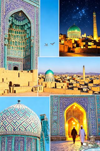 Central Asia's Blue City: Recreating A Thousand and One Nights