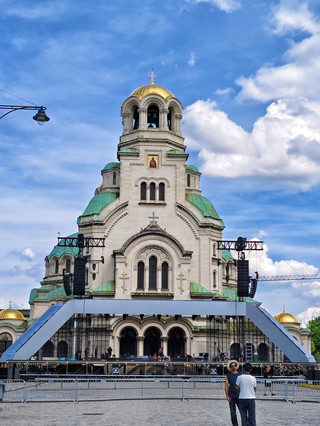 The Alexander Nevsky Cathedral in Sofia, Bulgaria, is the cathedral church of the Bulgarian Orthodox Patriarch and one of the largest Eastern Orthodox cathedrals in the world,