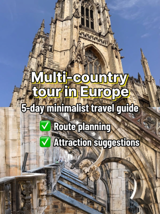 Save this ultimate 5-day multi-country Europe itinerary