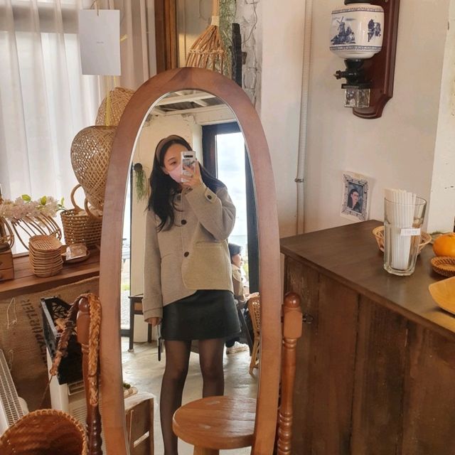 바다 바로 앞에 위치한 구좌 카페