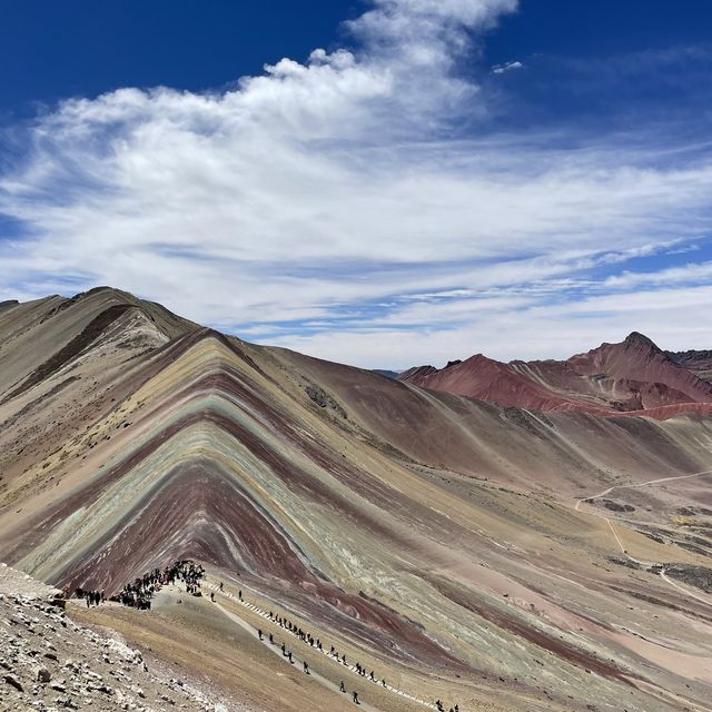 Rainbow Mountains in Peru 