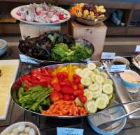 Breakfast ตอนเช้าที่ โรงแรม ยูสมุย