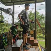 Fun Zipline Activities in Borneo Happy Farm