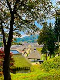 Ouchi-juku Village in Autumn 