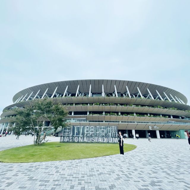 国立競技場を走る🏃‍♀️