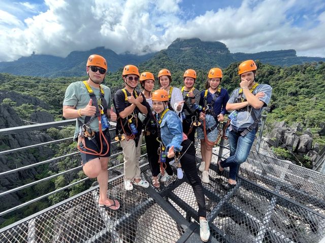 The Rock viewpoint at phou pha man