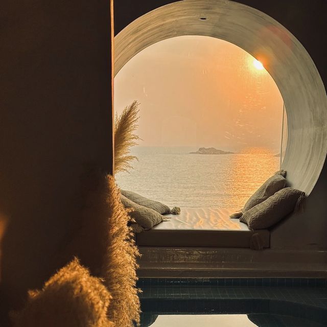 一線海景民宿｜躺著看日出時光