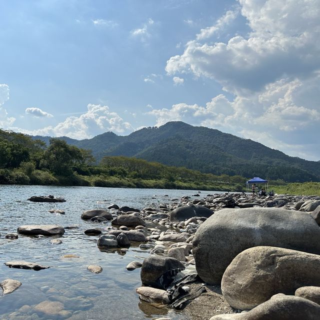 Japan River in Gifu RELAXING PLACE NO STRESS