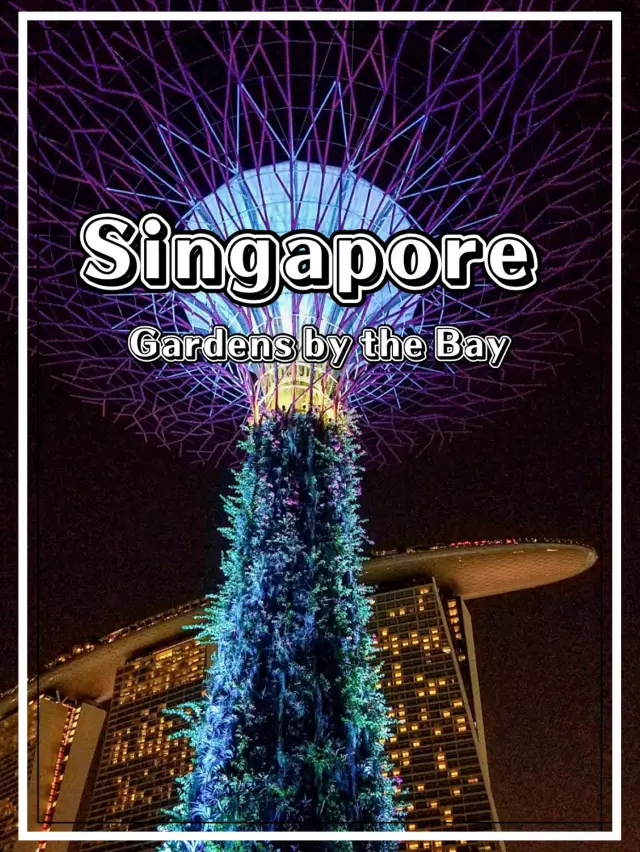 【シンガポール】ガーデンズ•バイ•ザ•ベイでアバターの世界を味わう