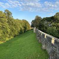 Walk along York City Walls Trail