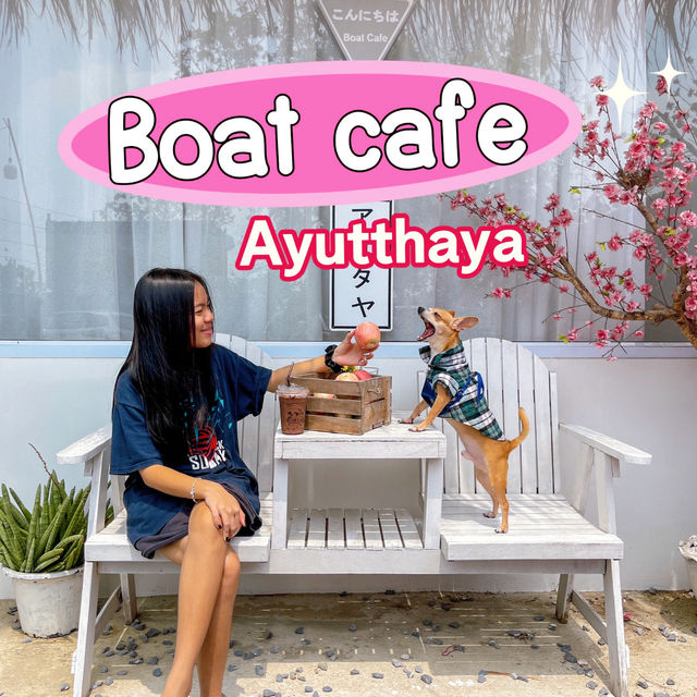 Boat cafe Ayutthaya