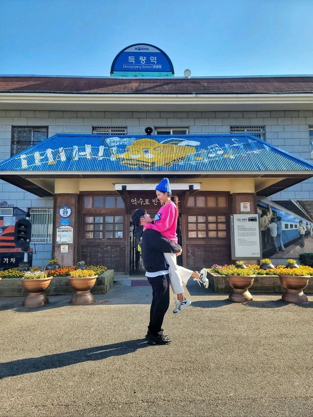 다시 달리는 남도의 작고 예쁜 간이역💜