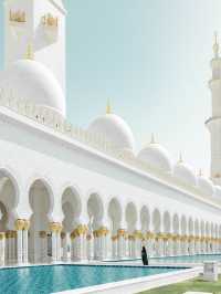 【UAE】白亜の巨大モスク🕌
