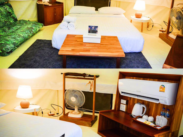 ที่พักแก่งกระจานริมน้ำสไตล์ glamping