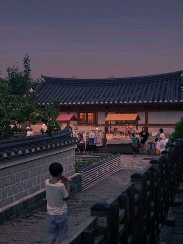 한옥마을 야시장