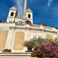 A Blooming Delight: The Spanish Steps in Full Flower