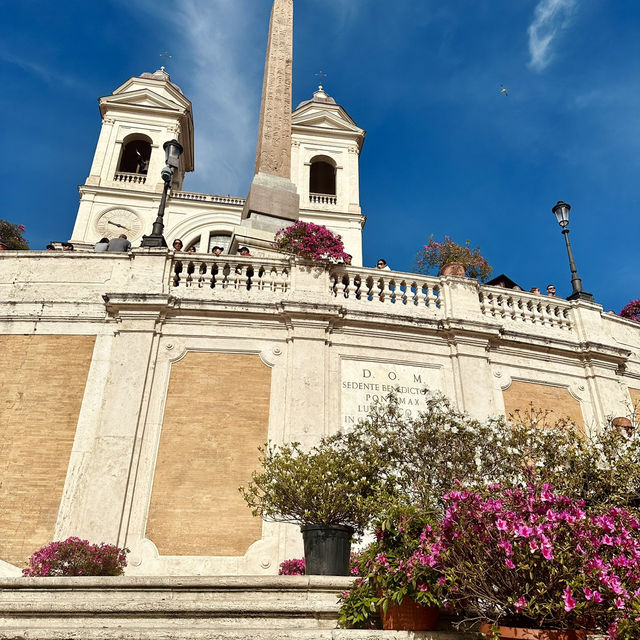 A Blooming Delight: The Spanish Steps in Full Flower
