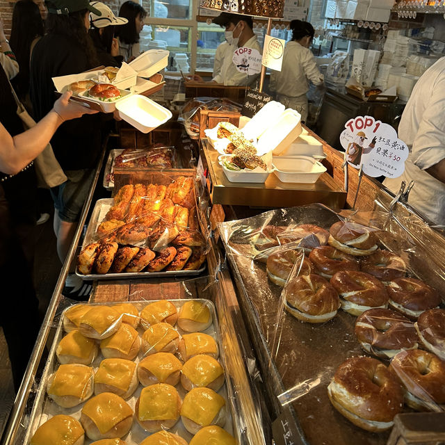 ร้านดังต้องห้ามพลาด New york Bagelous Museum🥯