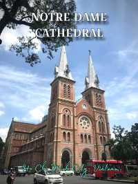 สวย เด่น สมกับที่เป็นแลนด์มาร์ค⛪️ของเมืองโฮจิมินห์
