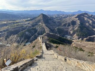司馬台長城很美，但是非常陡峭