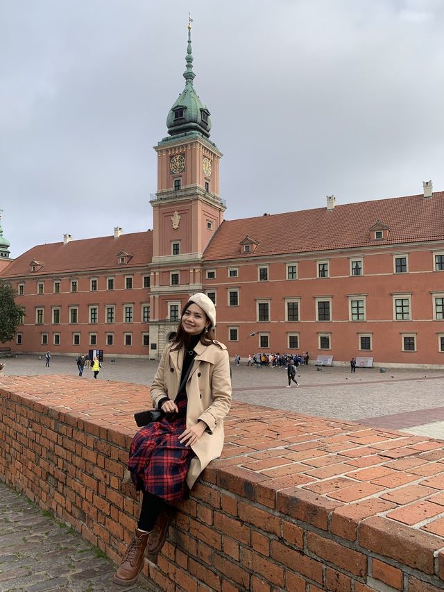 Timeless Charm: Warsaw's Old Town on a Gloomy Day