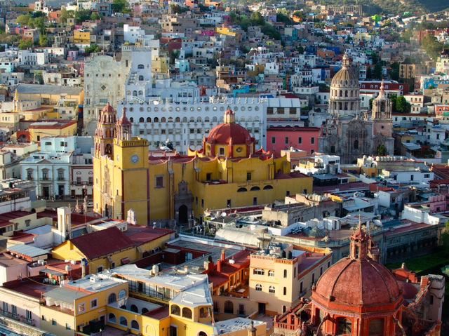 Colorful skyline of Guanajuato