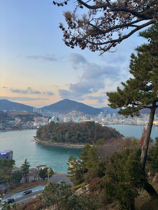돌산대교를 바라보며 여수 야경을 볼 수 있는 곳💕