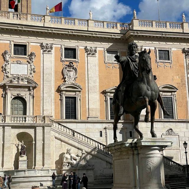 Piazza del Campidoglio – The Forum’s Overlook Designed by Michelangelo