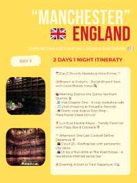 Manchester itinerary 