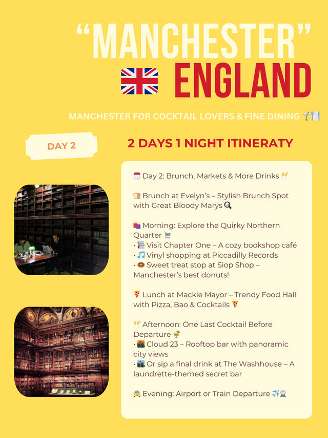 Manchester itinerary 