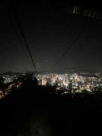 Sunset & City Lights: A Perfect Moment at N Seoul Tower 🌇