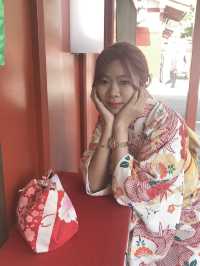 Stepping into Tradition: Sensoji in a Kimono! ⛩️✨