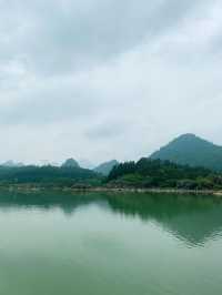 英德｜積慶里仙湖情人橋，同心島，人少景也美💚