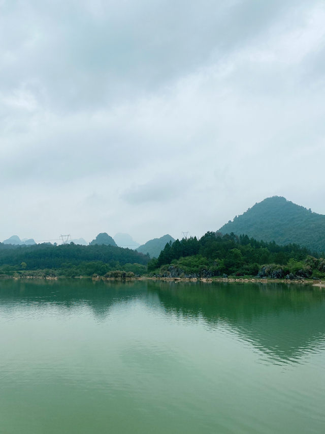 英德｜積慶里仙湖情人橋，同心島，人少景也美💚