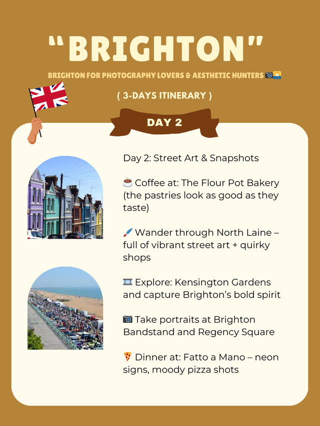 Brighton 3-days itinerary 🤎