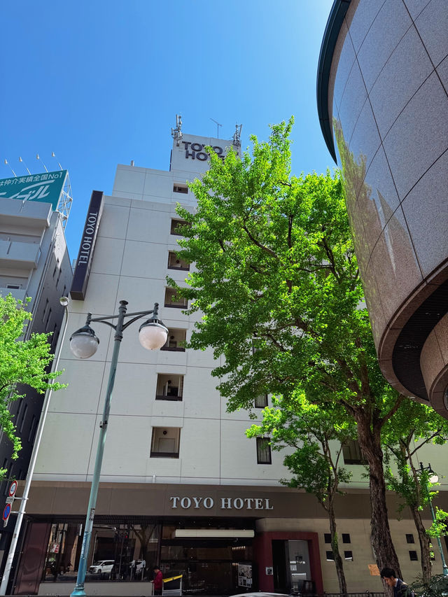 🇯🇵후쿠오카 하카타 근처 가성비 숙소 토요호텔🏨