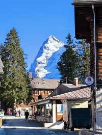 🏞️ 靜謐冬日山村｜瑞士米倫小鎮 Mürren