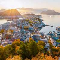 【ノルウェー北部の港町⚓️】オーレスン🇳🇴