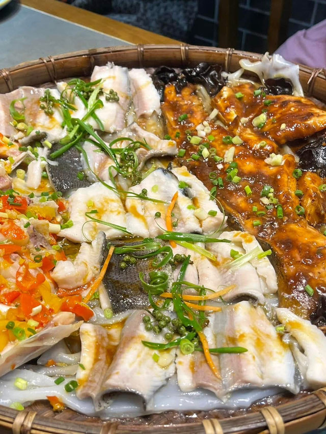 香洲超火爆的順德菜 💕 不愧是順德菜一魚三吃:筲箕魚