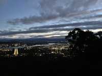 Mount Ainslie Lookout at Night – A Peaceful Glow Over Canberra