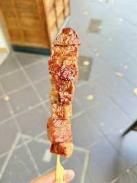🥩 ห้ามพลาด! Kobe Beef Skewer ร้านเล็กสุดพรีเมียม