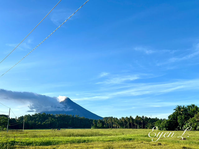 Cone shape Mayon Volcano
